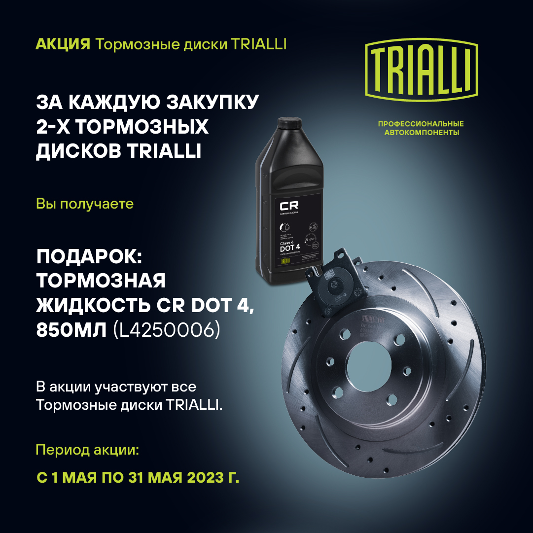 TRIALLI – Подарок за покупку в мае 2023
