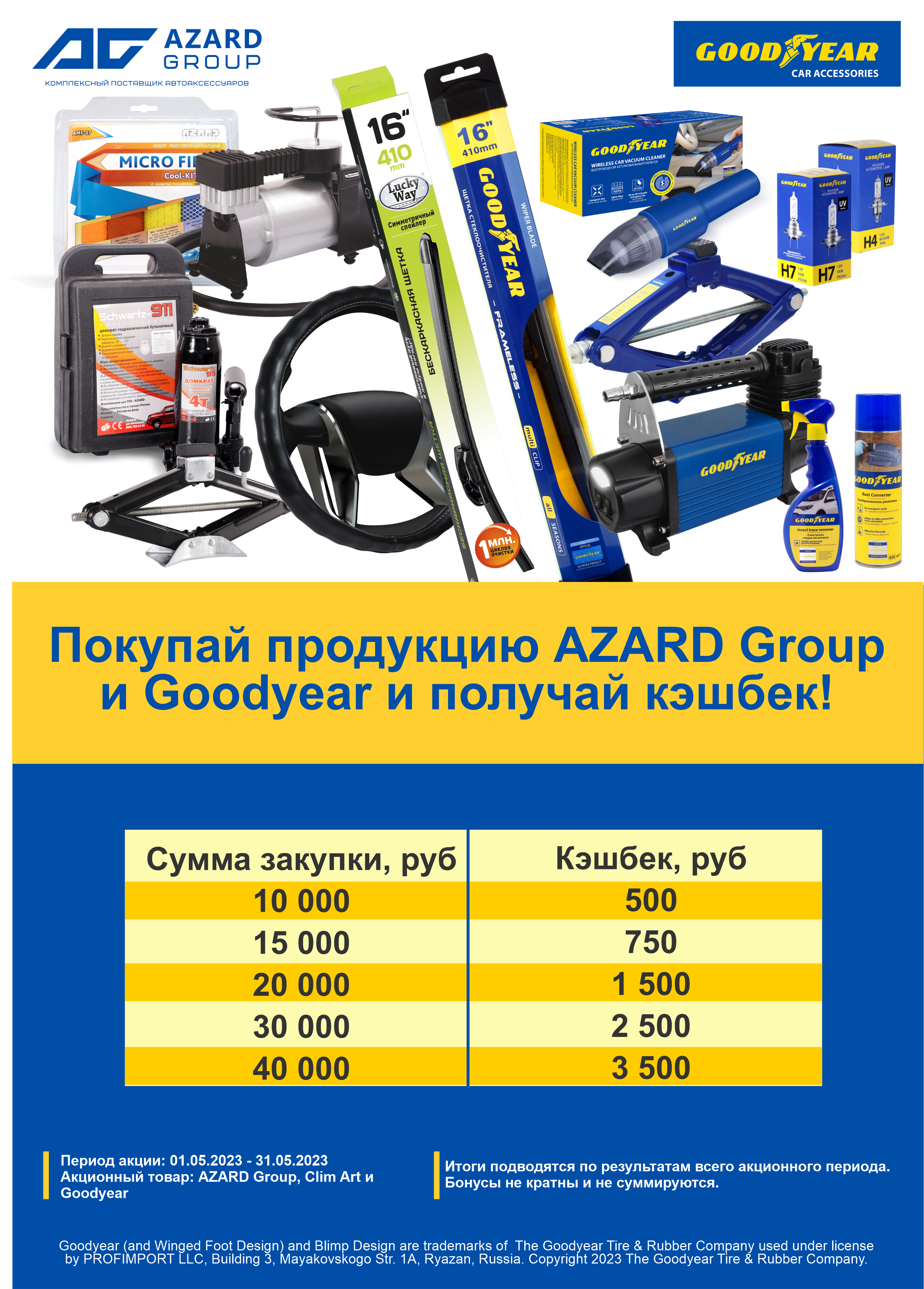 AZARD – Подарок за покупку в мае 2023